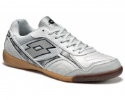 Кроссовки футзал (индоры) мужские Lotto TORCIDA XV ID (S3987) WHITE/SILVER METAL фото